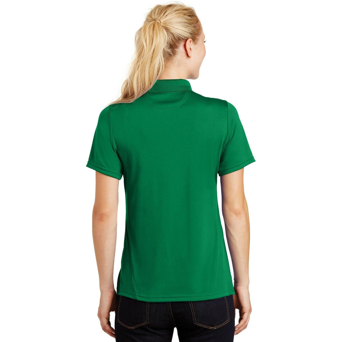 no-logo Sport-Tek Women's Dry Zone Raglan Accent Polo-Regular-Sport-Tek-Thread Logic