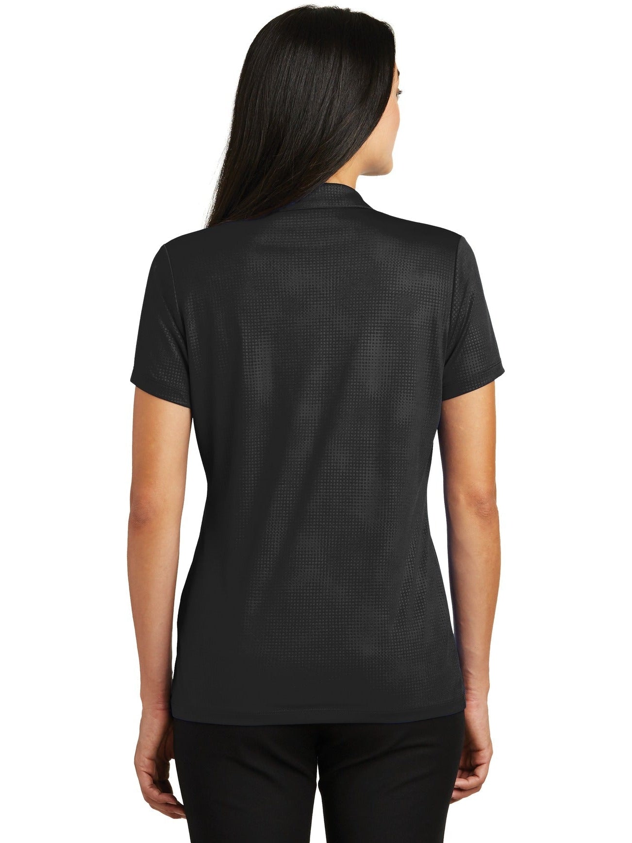 no-logo Sport-Tek Ladies Embossed Posicharge Tough Polo-Regular-Sport-Tek-Thread Logic