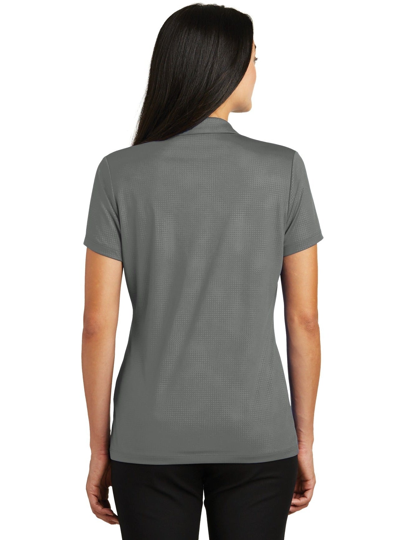 no-logo Sport-Tek Ladies Embossed Posicharge Tough Polo-Regular-Sport-Tek-Thread Logic