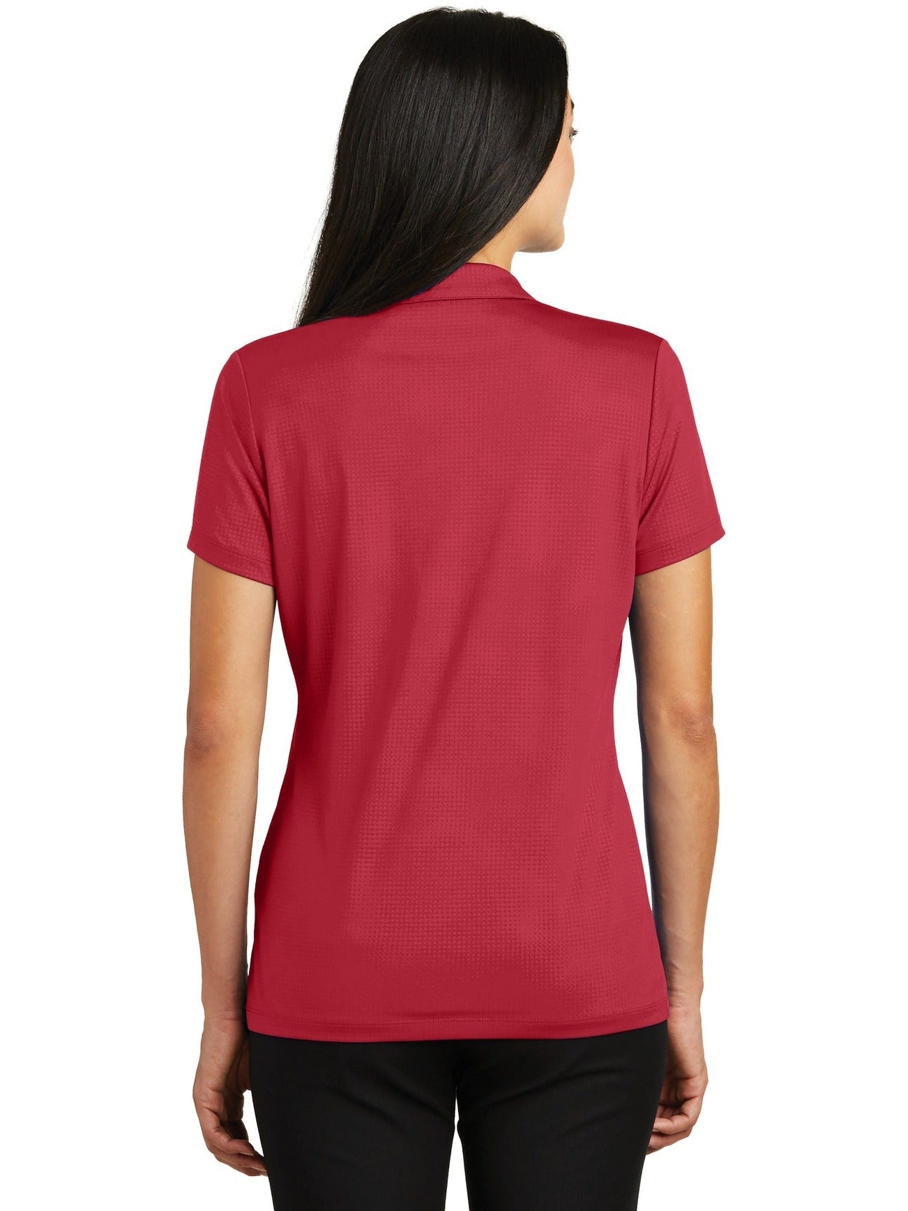no-logo Sport-Tek Ladies Embossed Posicharge Tough Polo-Regular-Sport-Tek-Thread Logic