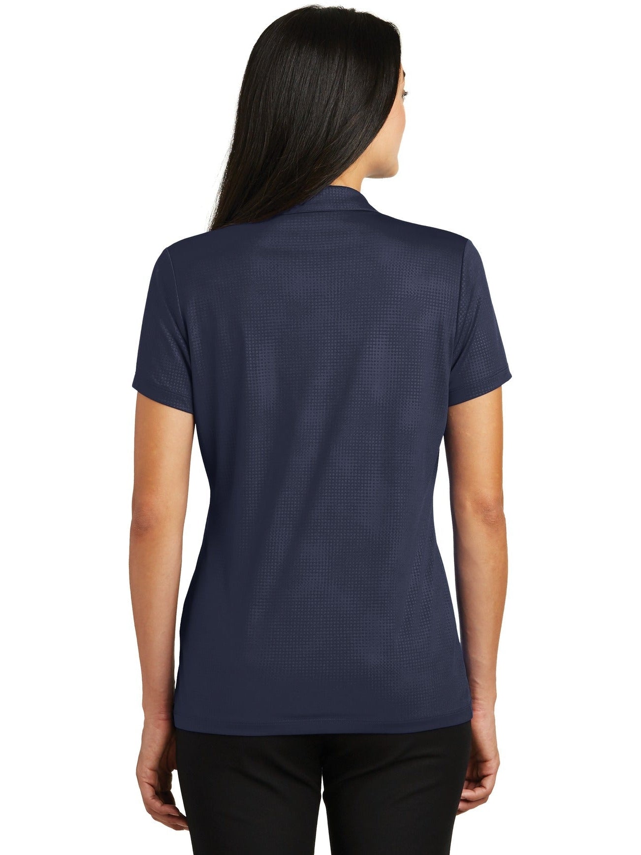 no-logo Sport-Tek Ladies Embossed Posicharge Tough Polo-Regular-Sport-Tek-Thread Logic