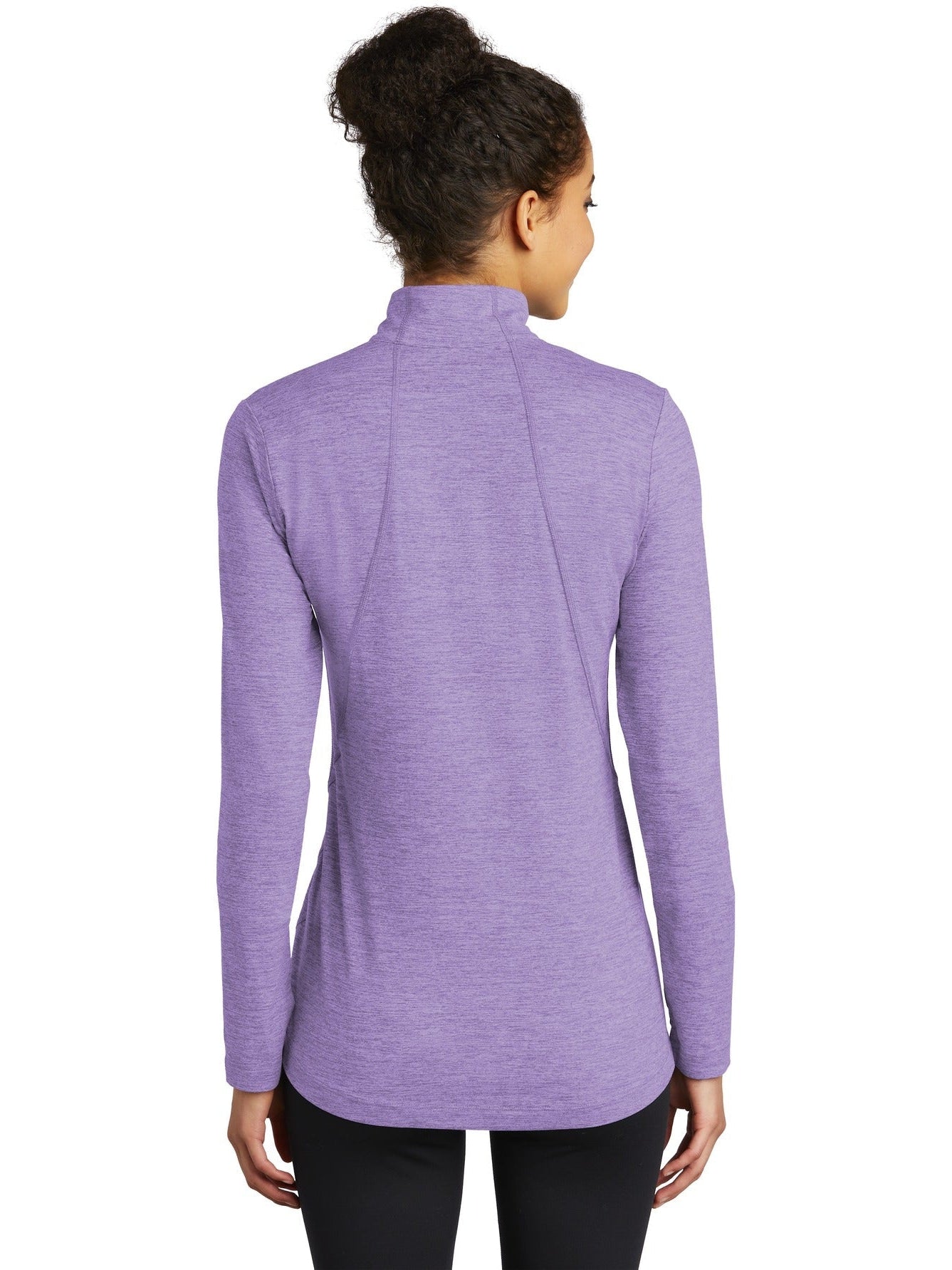 no-logo Sport-Tek Ladies Exchange 1.5 Long Sleeve 1/2-Zip-Regular-Sport-Tek-Thread Logic