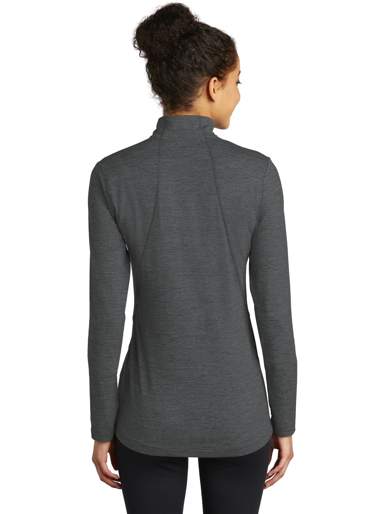 no-logo Sport-Tek Ladies Exchange 1.5 Long Sleeve 1/2-Zip-Regular-Sport-Tek-Thread Logic