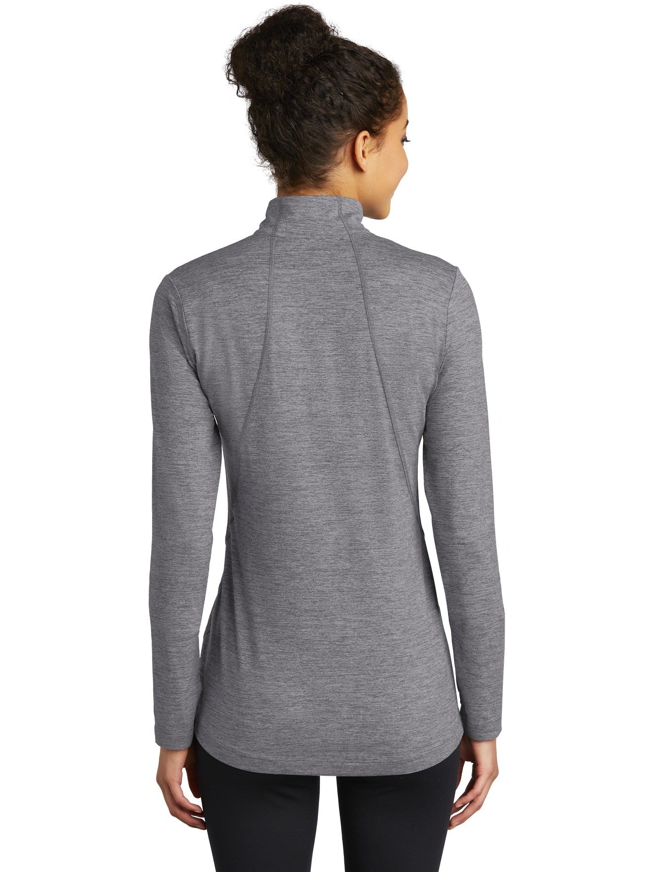 no-logo Sport-Tek Ladies Exchange 1.5 Long Sleeve 1/2-Zip-Regular-Sport-Tek-Thread Logic