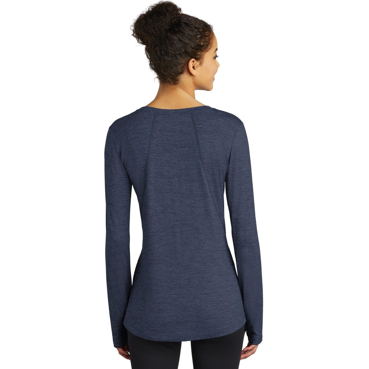 no-logo Sport-Tek Ladies Exchange 1.5 Long Sleeve Crew-Regular-Sport-Tek-Thread Logic