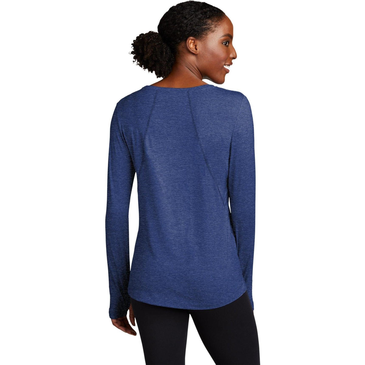 no-logo Sport-Tek Ladies Exchange 1.5 Long Sleeve Crew-Regular-Sport-Tek-Thread Logic