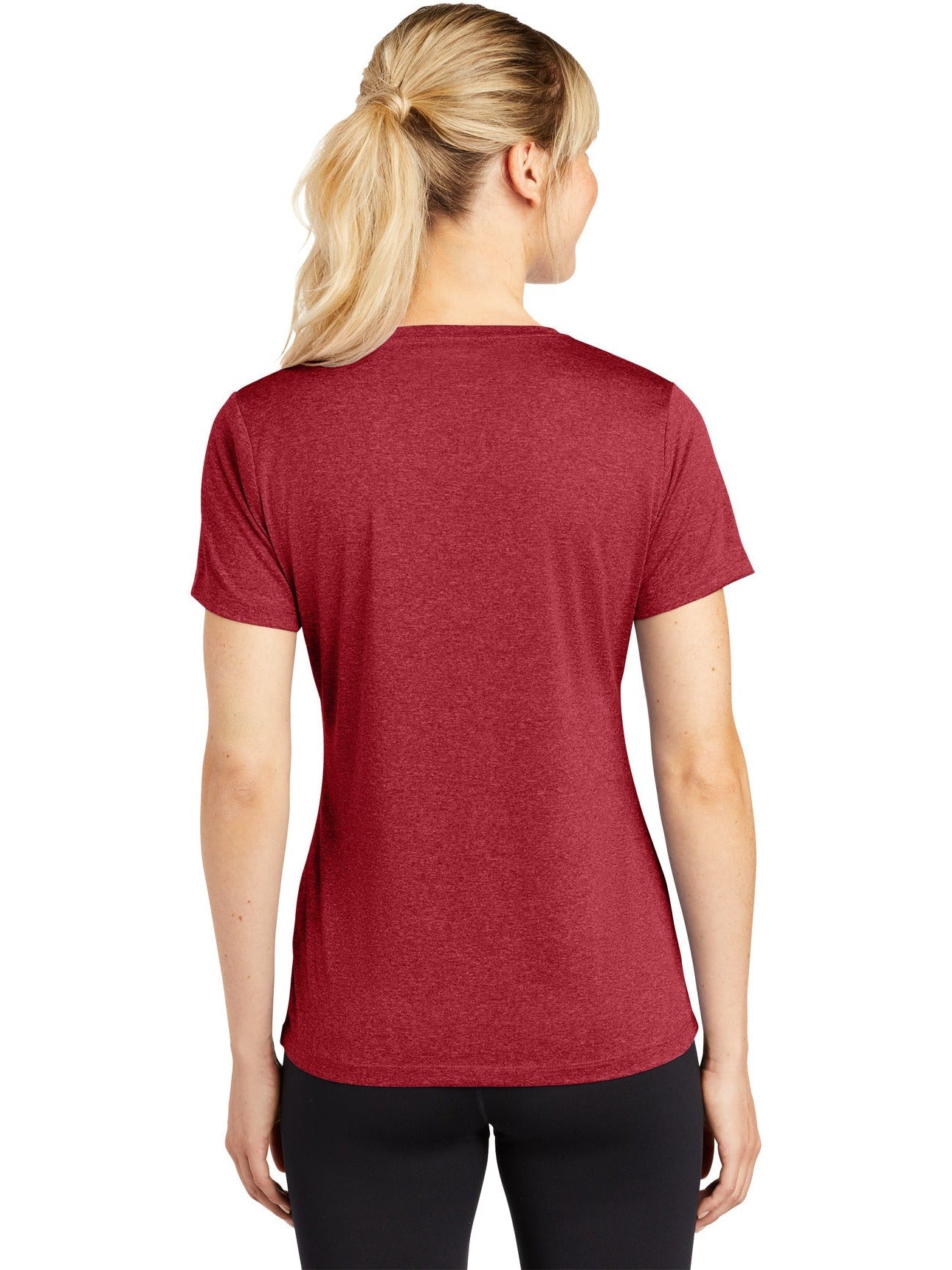no-logo Sport-Tek Ladies Heather Contender Scoop Neck Tee-Regular-Sport-Tek-Thread Logic