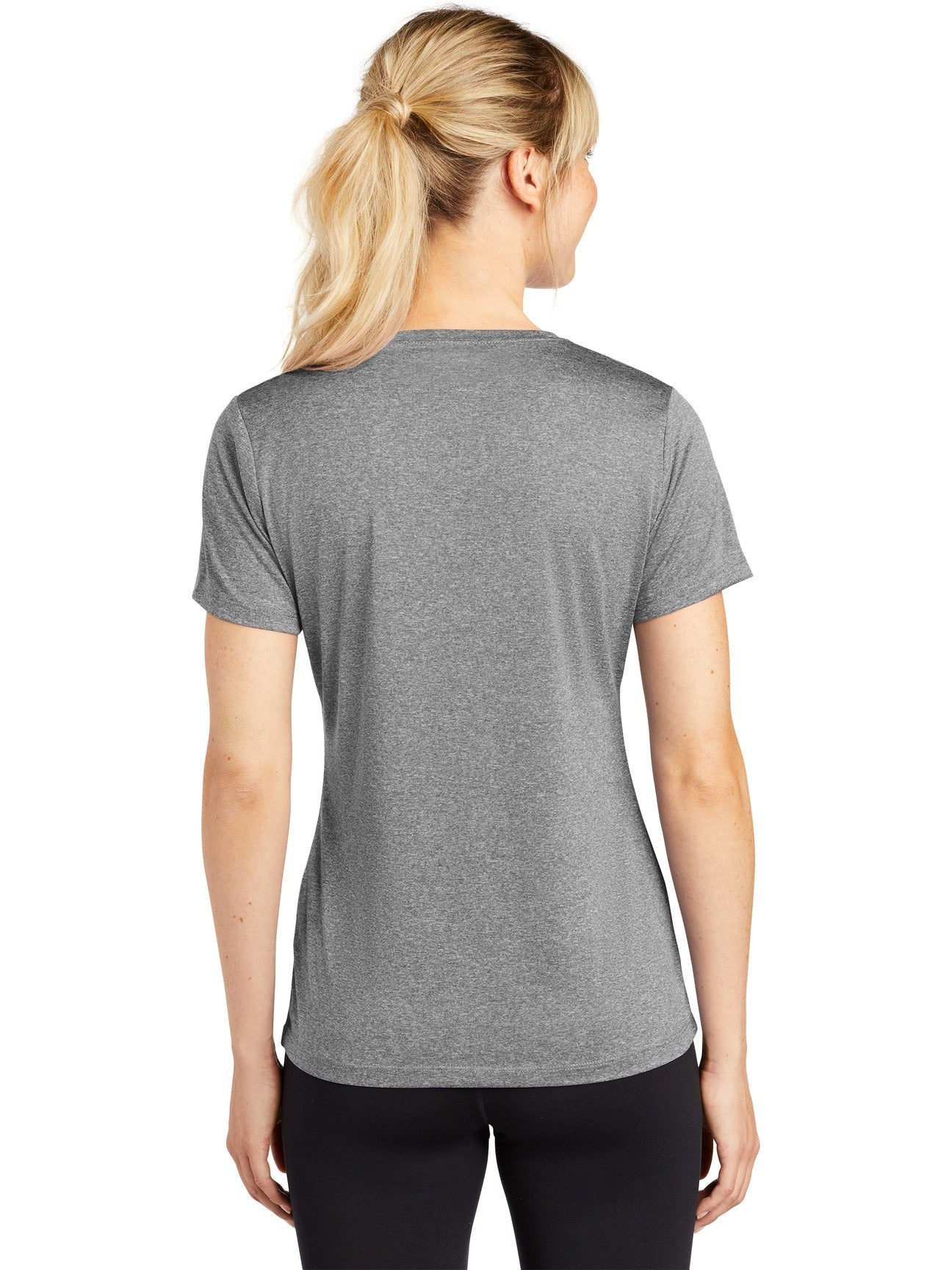 no-logo Sport-Tek Ladies Heather Contender Scoop Neck Tee-Regular-Sport-Tek-Thread Logic