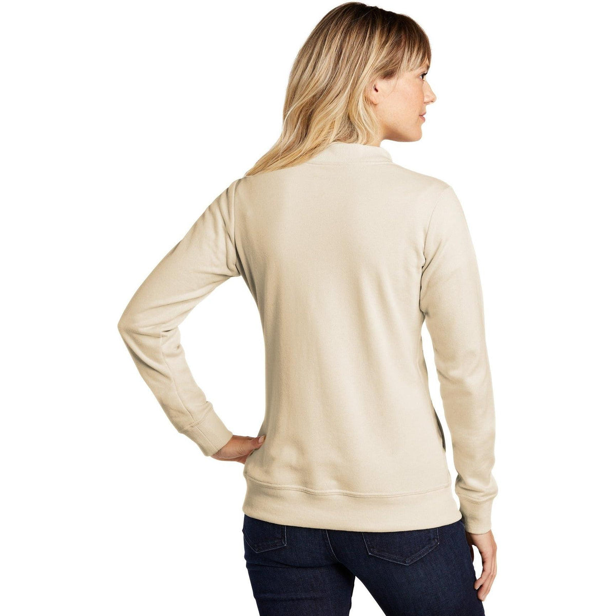no-logo Sport-Tek Ladies Lightweight French Terry Bomber-Regular-Sport-Tek-Thread Logic