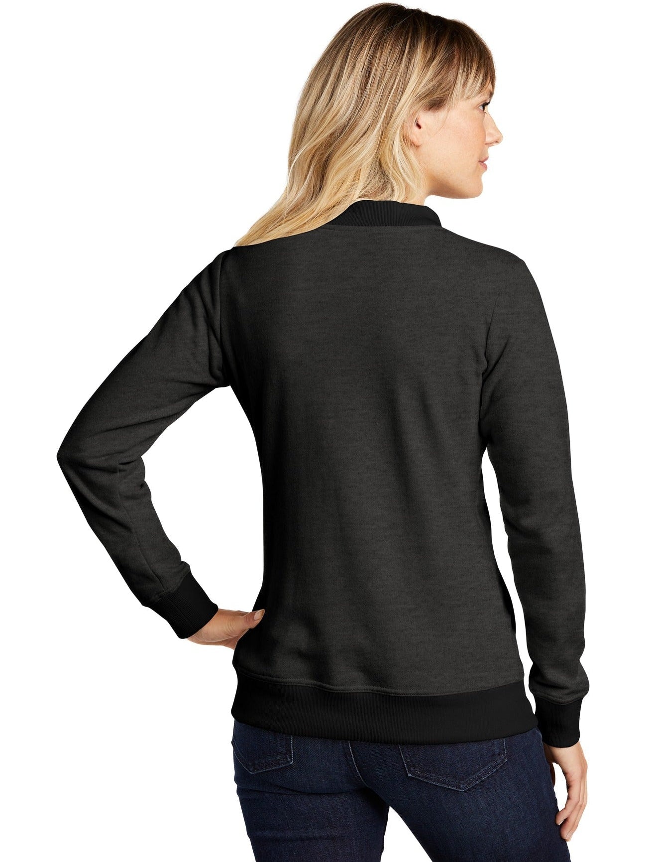 no-logo Sport-Tek Ladies Lightweight French Terry Bomber-Regular-Sport-Tek-Thread Logic