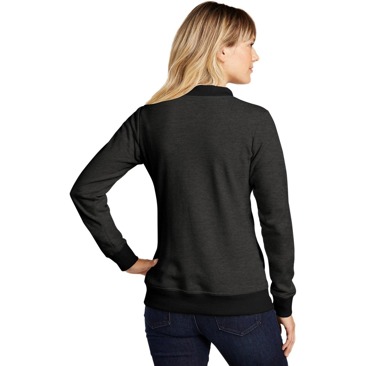 no-logo Sport-Tek Ladies Lightweight French Terry Bomber-Regular-Sport-Tek-Thread Logic