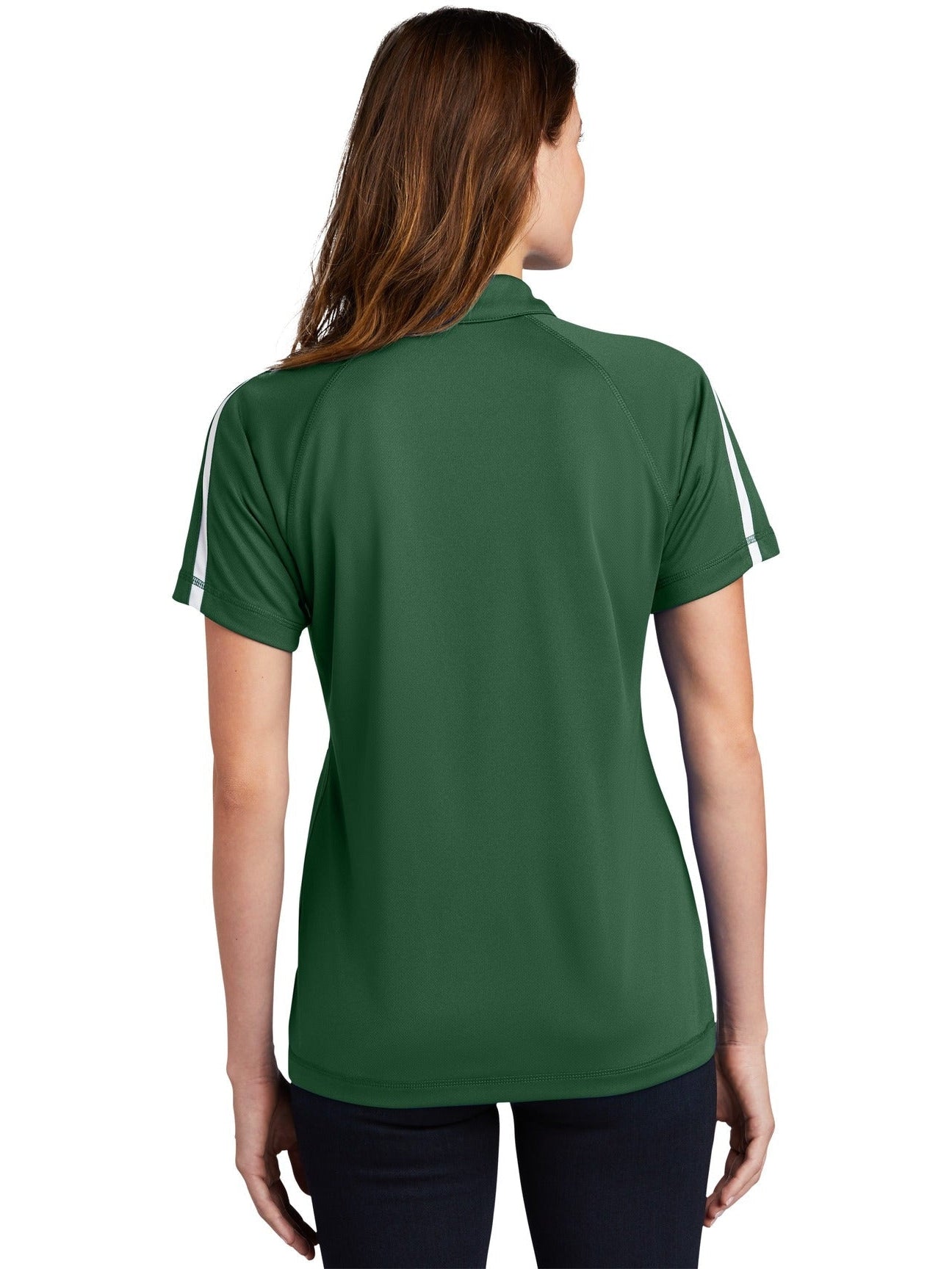 no-logo Sport-Tek Ladies Micro-Mesh Colorblock Polo-Regular-Sport-Tek-Thread Logic