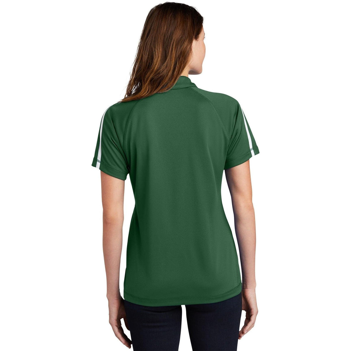no-logo Sport-Tek Women's Micro-Mesh Colorblock Polo-Regular-Sport-Tek-Thread Logic