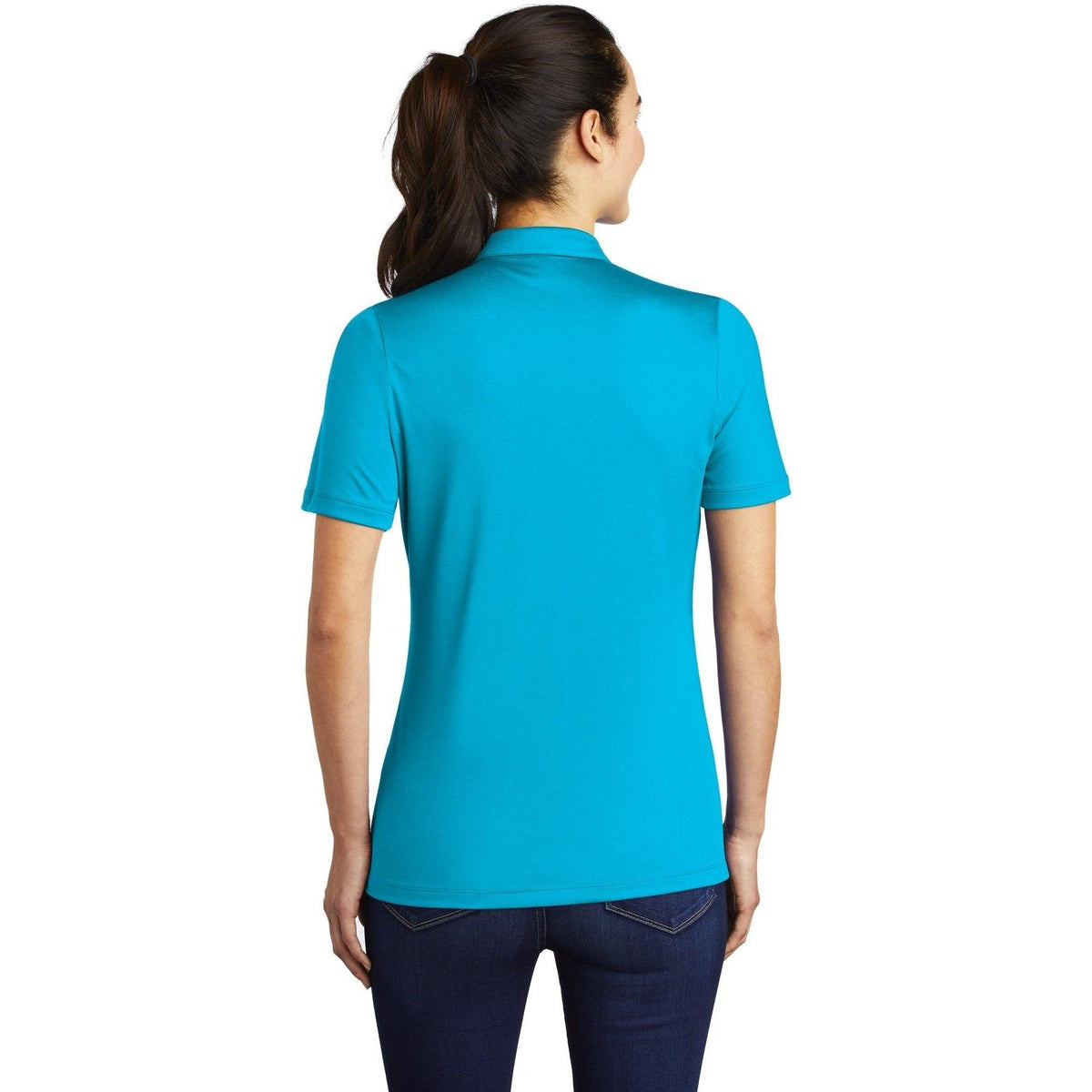 no-logo Sport-Tek Ladies Posi-UV Pro Polo-Regular-Sport-Tek-Thread Logic