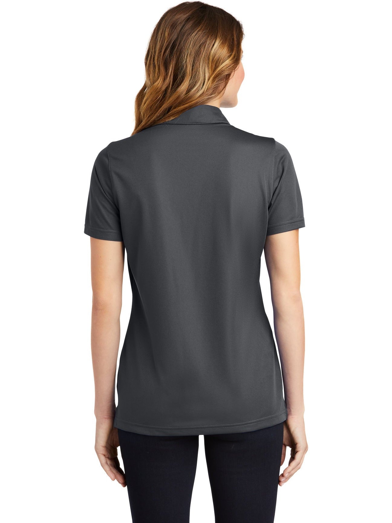 no-logo Sport-Tek Ladies PosiCharge Active Textured Polo-Regular-Sport-Tek-Thread Logic