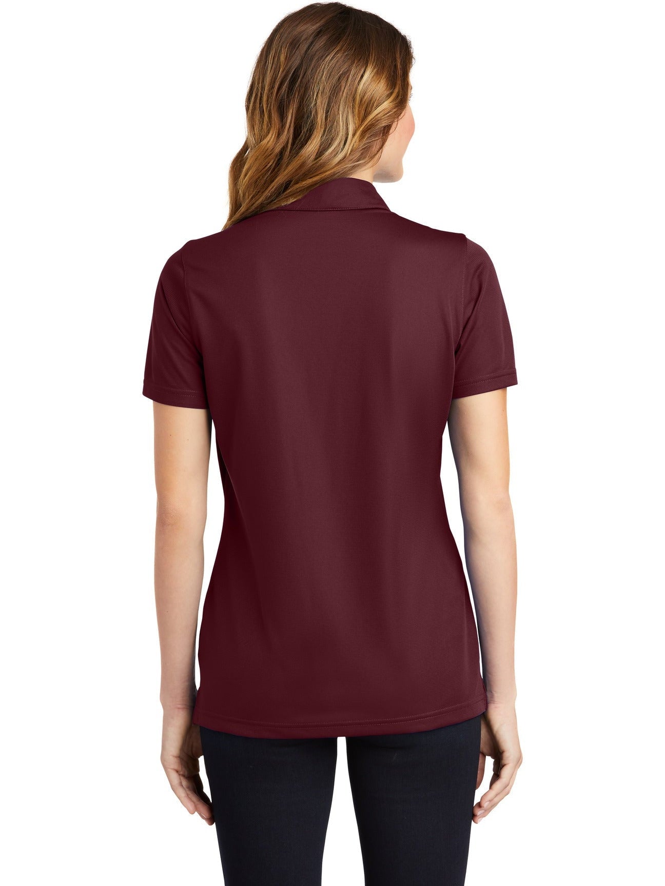 no-logo Sport-Tek Ladies PosiCharge Active Textured Polo-Regular-Sport-Tek-Thread Logic
