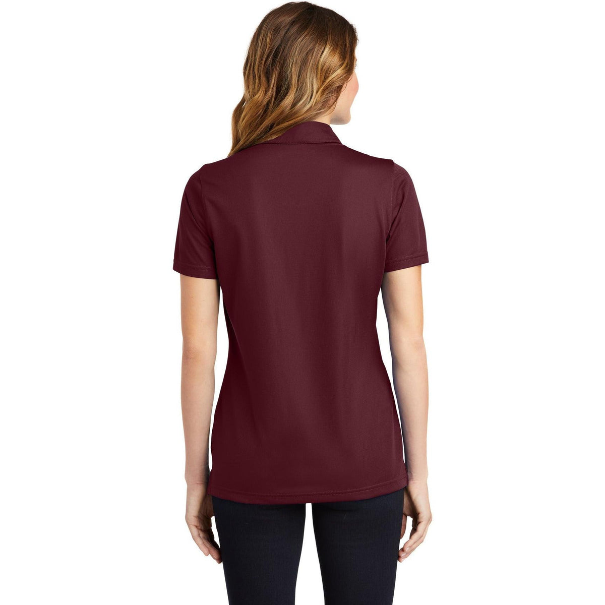 no-logo Sport-Tek Ladies PosiCharge Active Textured Polo-Regular-Sport-Tek-Thread Logic