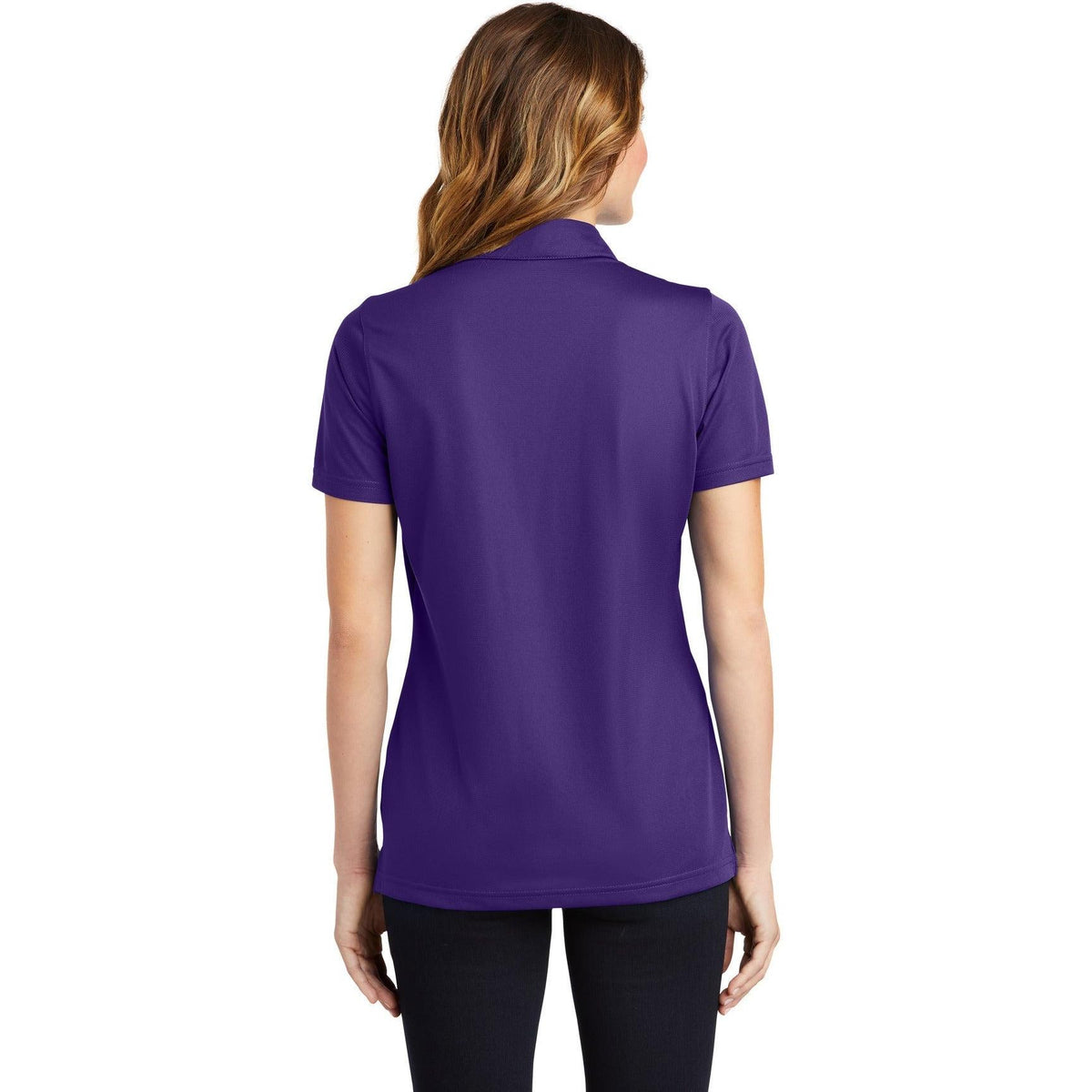 no-logo Sport-Tek Ladies PosiCharge Active Textured Polo-Regular-Sport-Tek-Thread Logic