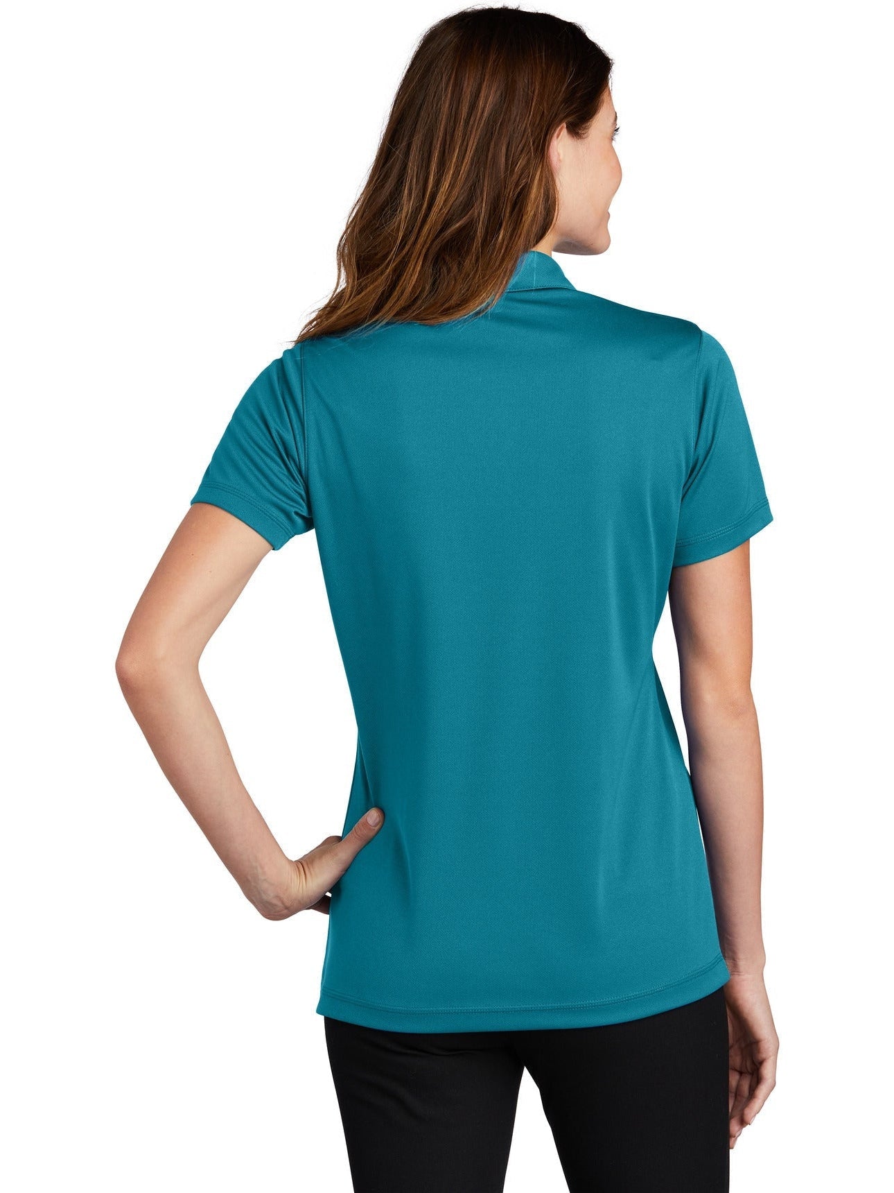 no-logo Sport-Tek Ladies PosiCharge Micro-Mesh Polo-Regular-Sport-Tek-Thread Logic