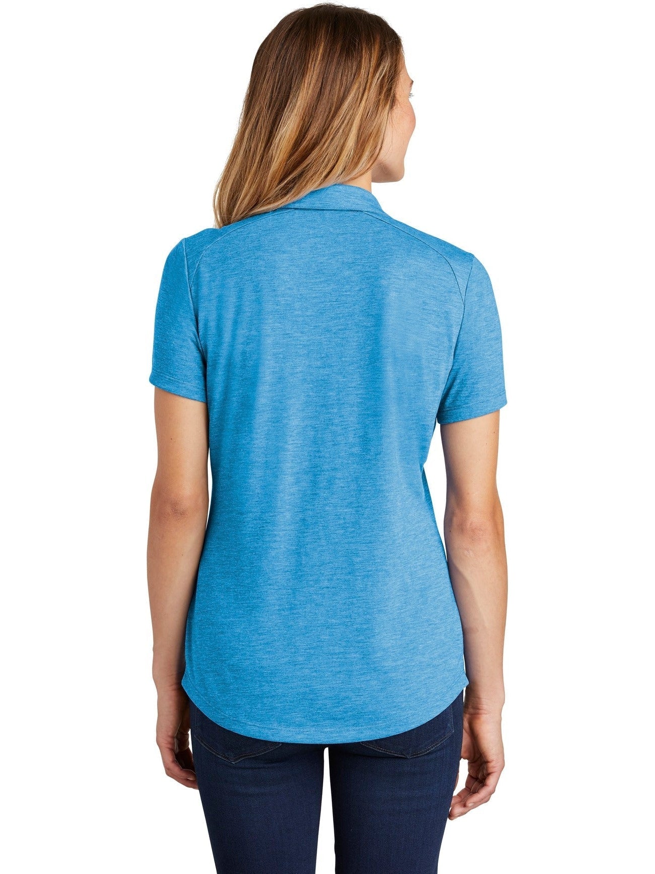 no-logo Sport-Tek Ladies PosiCharge Tri-Blend Wicking Polo-Regular-Sport-Tek-Thread Logic