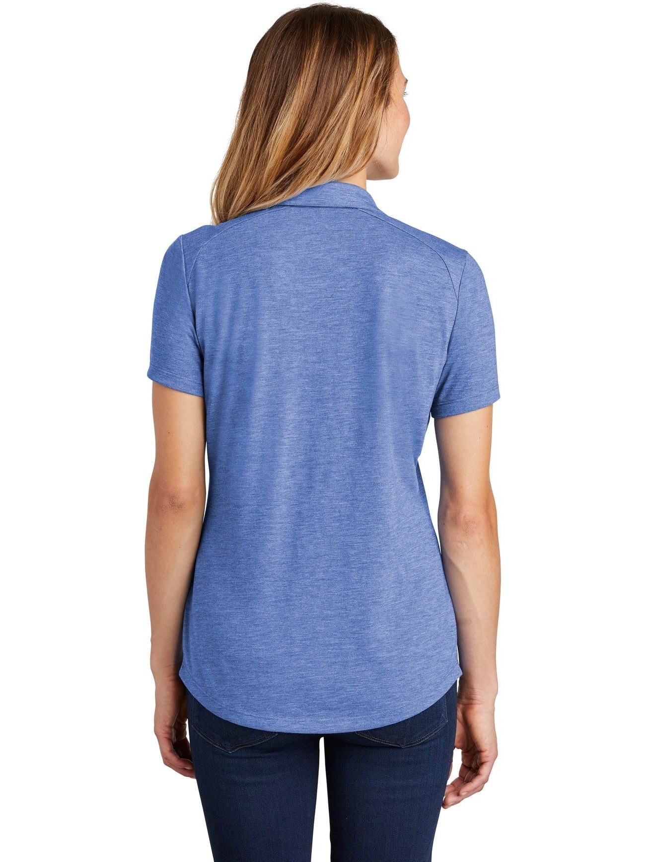 no-logo Sport-Tek Ladies PosiCharge Tri-Blend Wicking Polo-Regular-Sport-Tek-Thread Logic