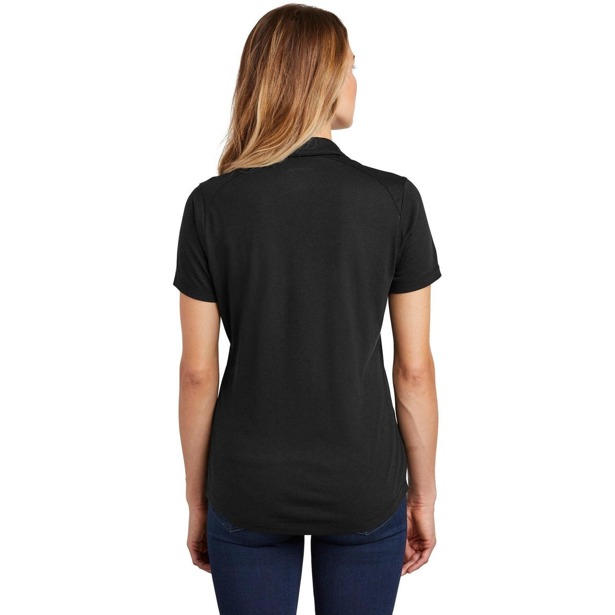 no-logo Sport-Tek Women's PosiCharge Tri-Blend Wicking Polo-Regular-Sport-Tek-Thread Logic