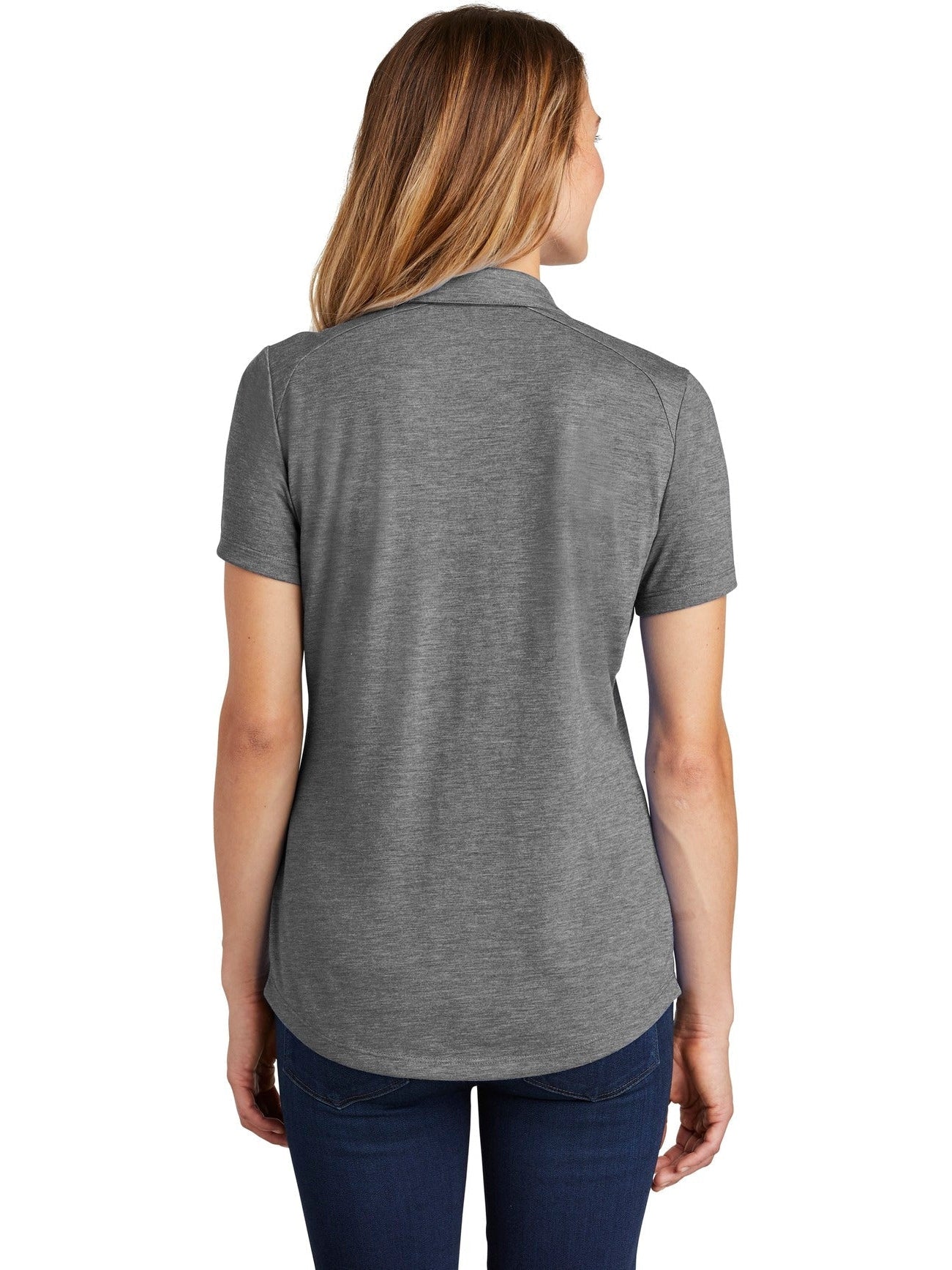 no-logo Sport-Tek Ladies PosiCharge Tri-Blend Wicking Polo-Regular-Sport-Tek-Thread Logic