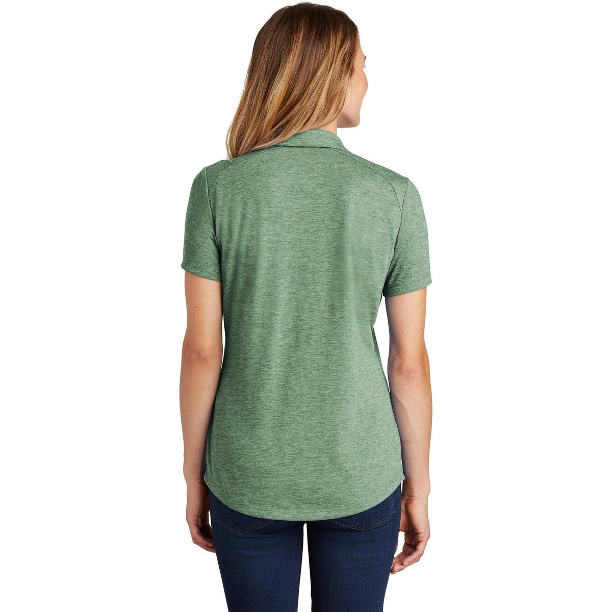 no-logo Sport-Tek Women's PosiCharge Tri-Blend Wicking Polo-Regular-Sport-Tek-Thread Logic