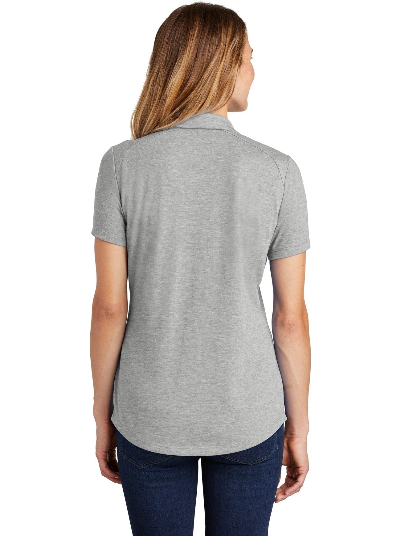 no-logo Sport-Tek Ladies PosiCharge Tri-Blend Wicking Polo-Regular-Sport-Tek-Thread Logic