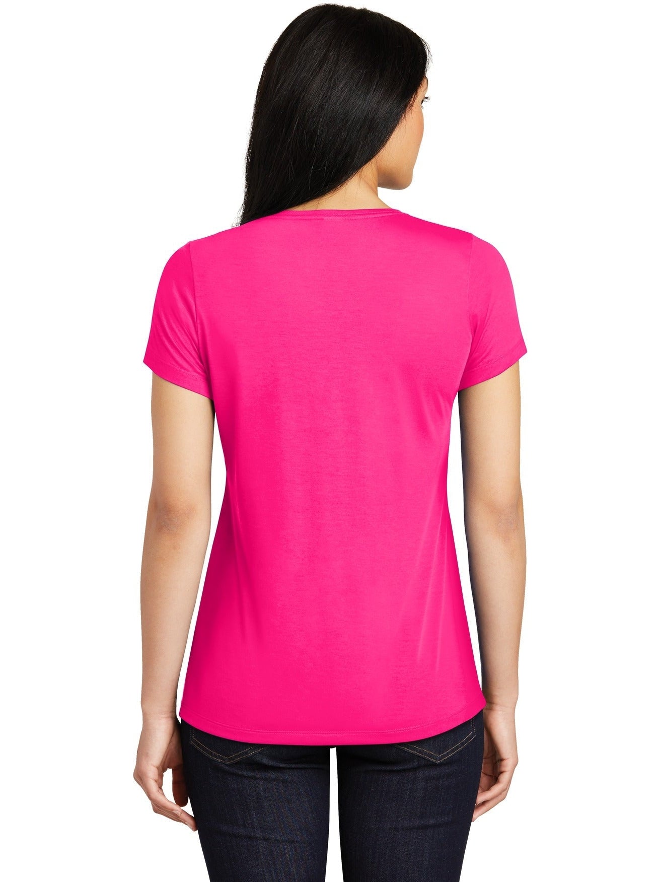 no-logo Sport-Tek Ladies Posicharge Competitor Cotton Touch Scoop Neck Tee-Regular-Sport-Tek-Thread Logic