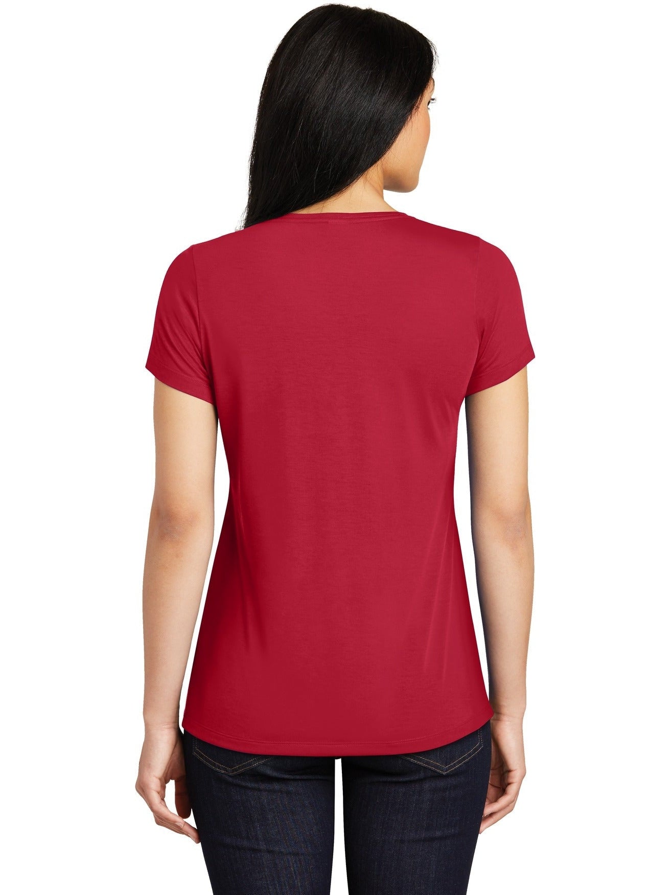 no-logo Sport-Tek Ladies Posicharge Competitor Cotton Touch Scoop Neck Tee-Regular-Sport-Tek-Thread Logic