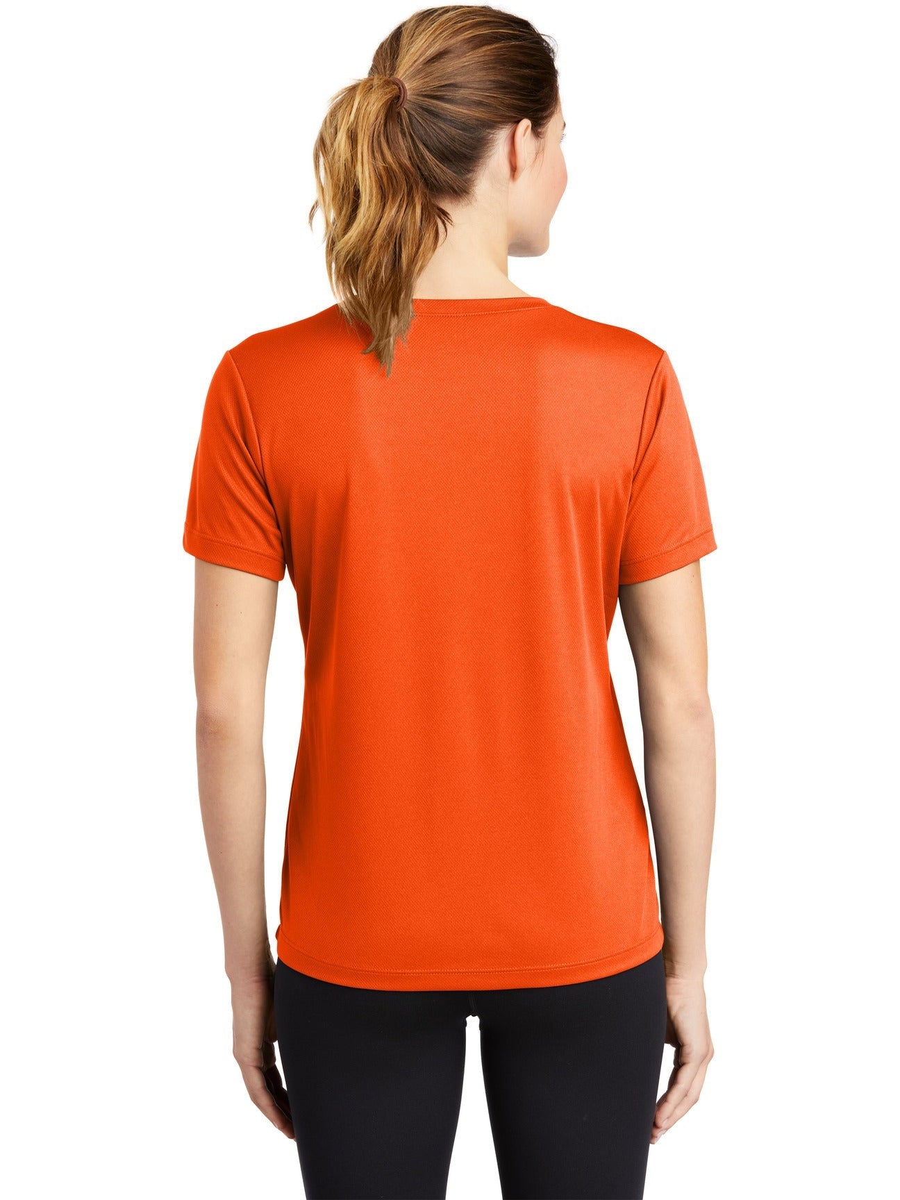 no-logo Sport-Tek Ladies Posicharge Racermesh V-Neck Tee-Regular-Sport-Tek-Thread Logic