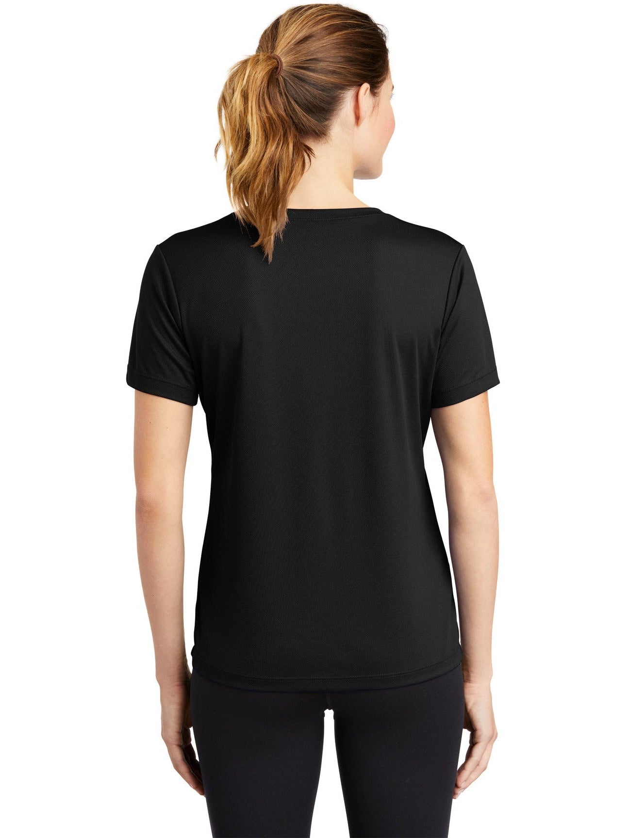 no-logo Sport-Tek Ladies Posicharge Racermesh V-Neck Tee-Regular-Sport-Tek-Thread Logic