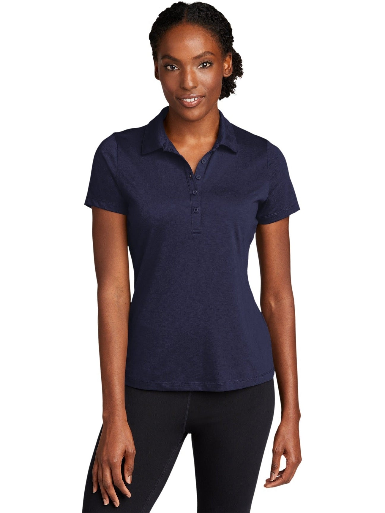 Sport-Tek Ladies Posicharge Strive Polo-Regular-Sport-Tek-True Navy-S-Thread Logic