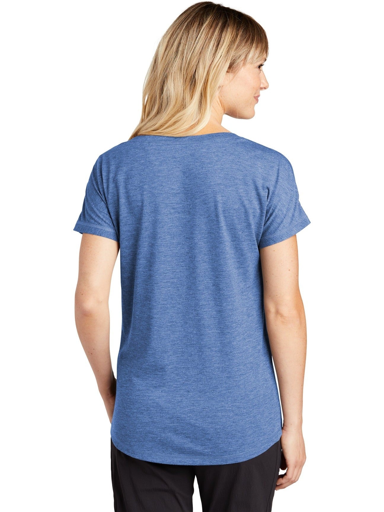 no-logo Sport-Tek Ladies Posicharge Tri-Blend Wicking Dolman Tee-Active-Sport-Tek-Thread Logic