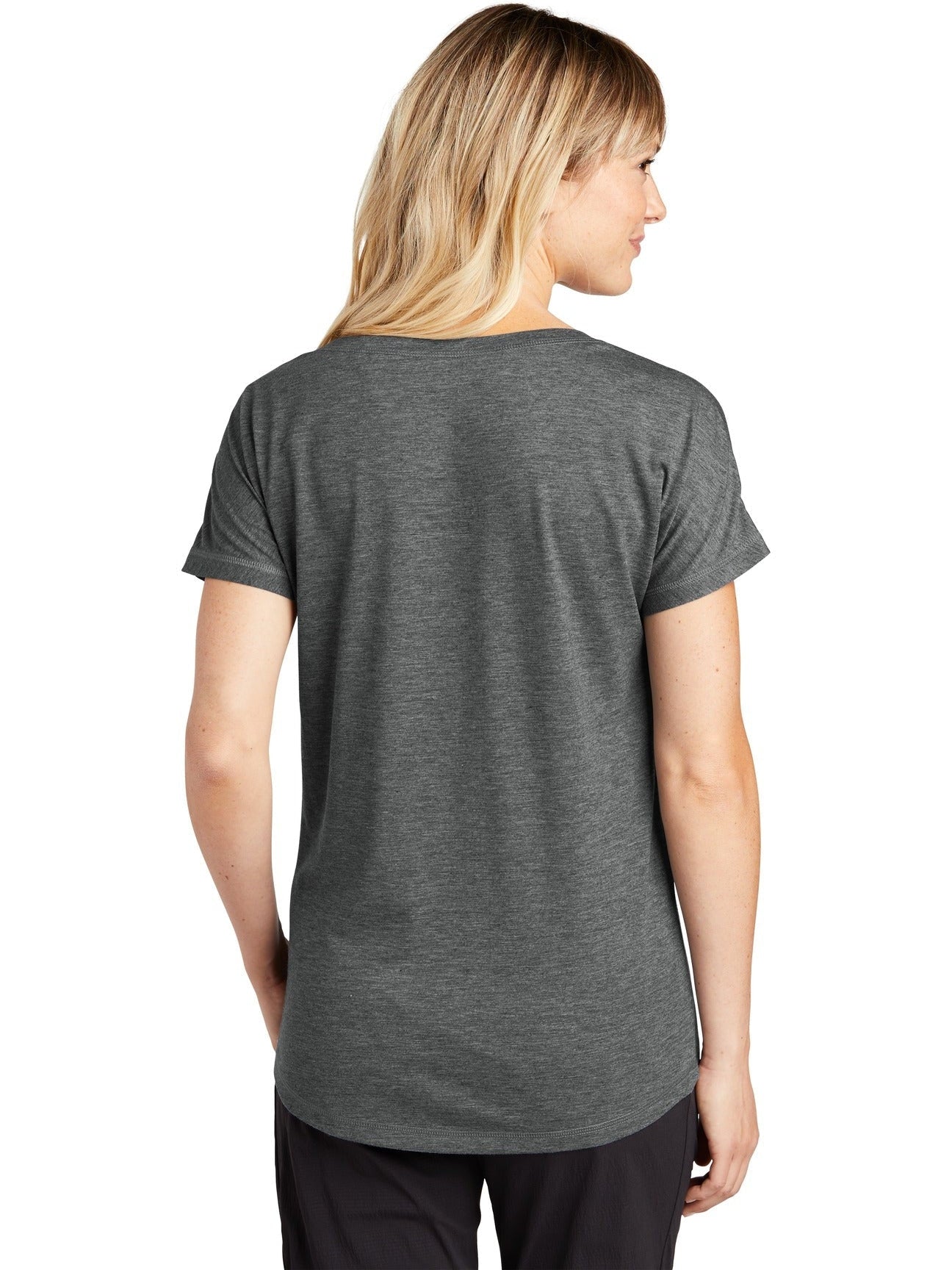 no-logo Sport-Tek Ladies Posicharge Tri-Blend Wicking Dolman Tee-Active-Sport-Tek-Thread Logic