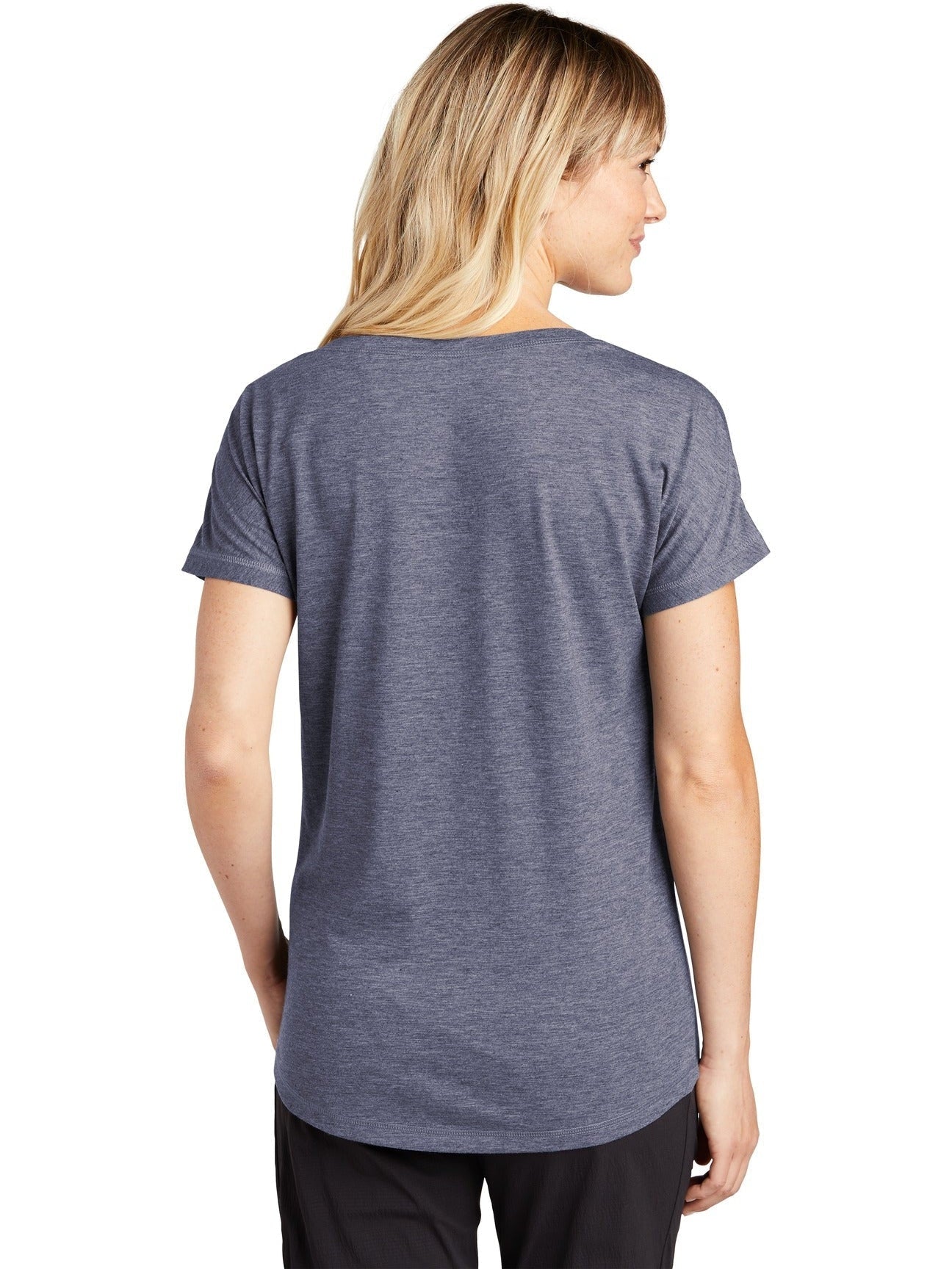 no-logo Sport-Tek Ladies Posicharge Tri-Blend Wicking Dolman Tee-Active-Sport-Tek-Thread Logic
