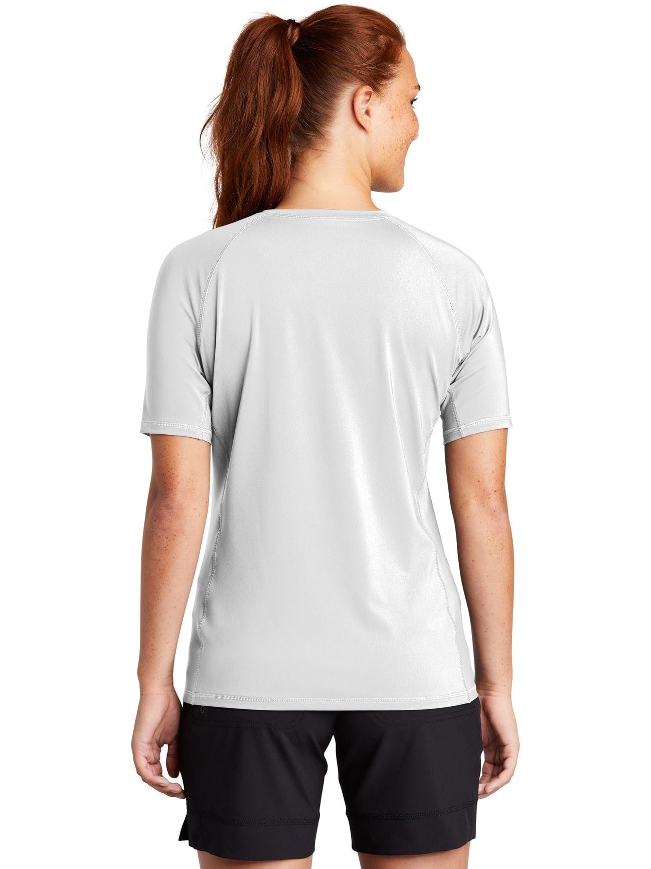 no-logo Sport-Tek Ladies Rashguard Tee-Regular-Sport-Tek-Thread Logic