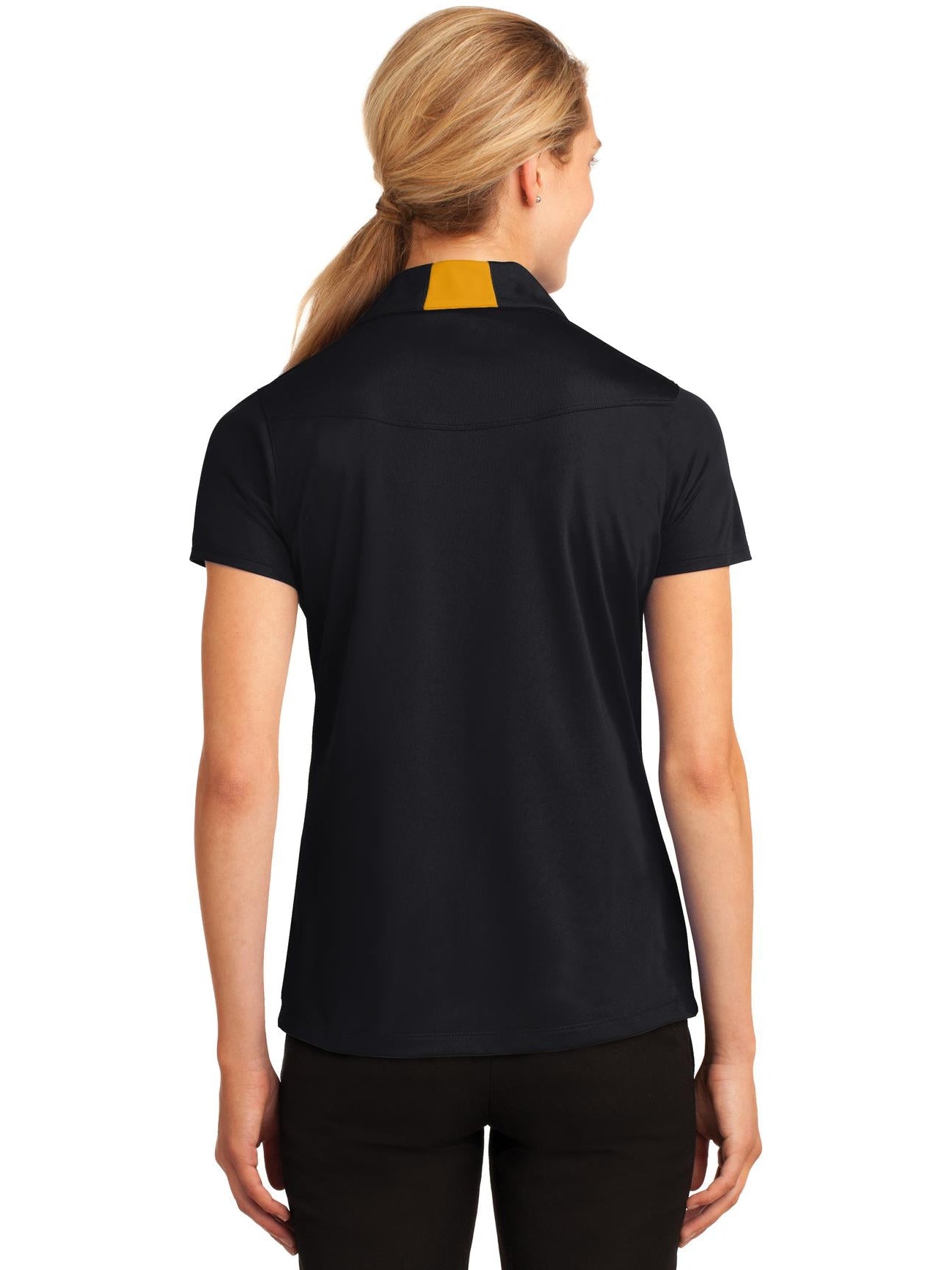 no-logo Sport-Tek Ladies Side Blocked Micropique Polo-Regular-Sport-Tek-Thread Logic