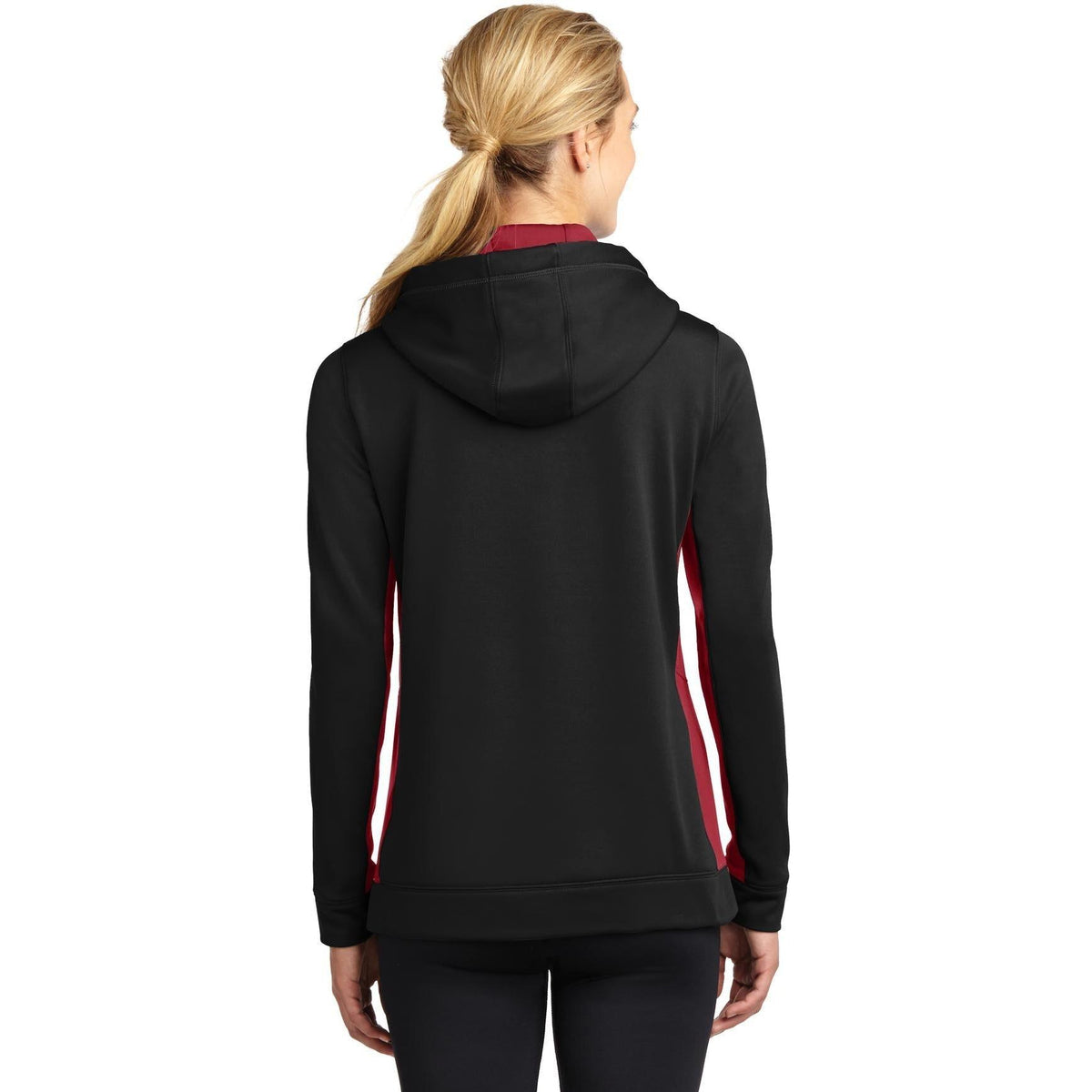 no-logo Sport-Tek Women's Sport-Wick Fleece Colorblock Hooded-Hoodies-Sport-Tek-Thread Logic