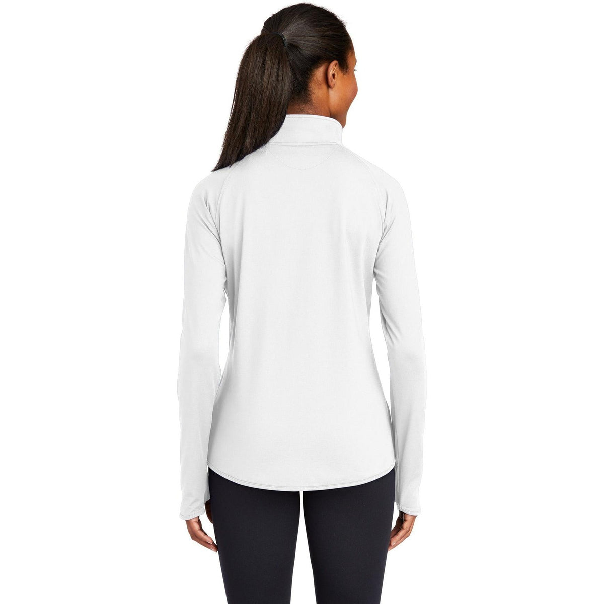 no-logo Sport-Tek Women's Sport-Wick Stretch 1/2-Zip-Quarter Zips-Sport-Tek-Thread Logic