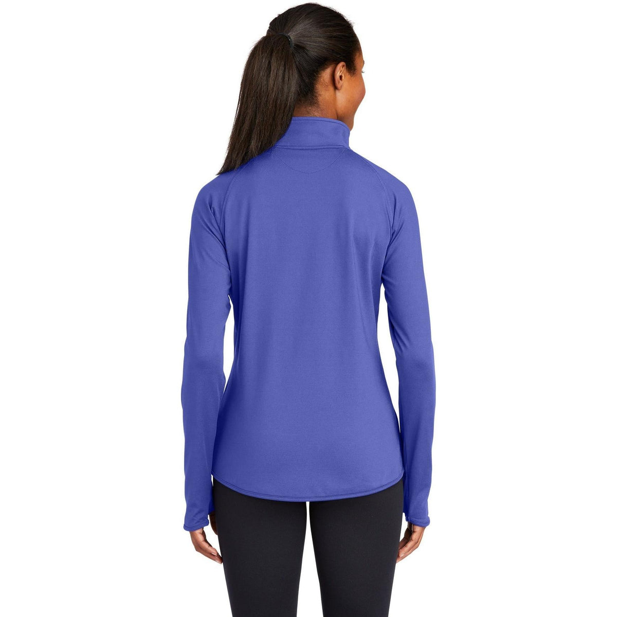 no-logo Sport-Tek Women's Sport-Wick Stretch 1/2-Zip-Quarter Zips-Sport-Tek-Thread Logic