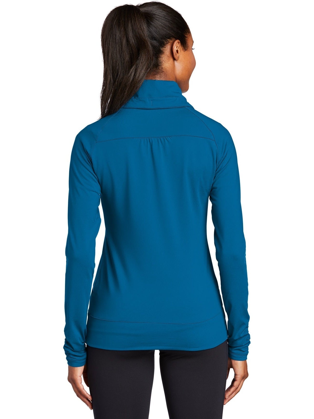 no-logo Sport-Tek Ladies Sport-Wick Stretch Full-Zip-Regular-Sport-Tek-Thread Logic
