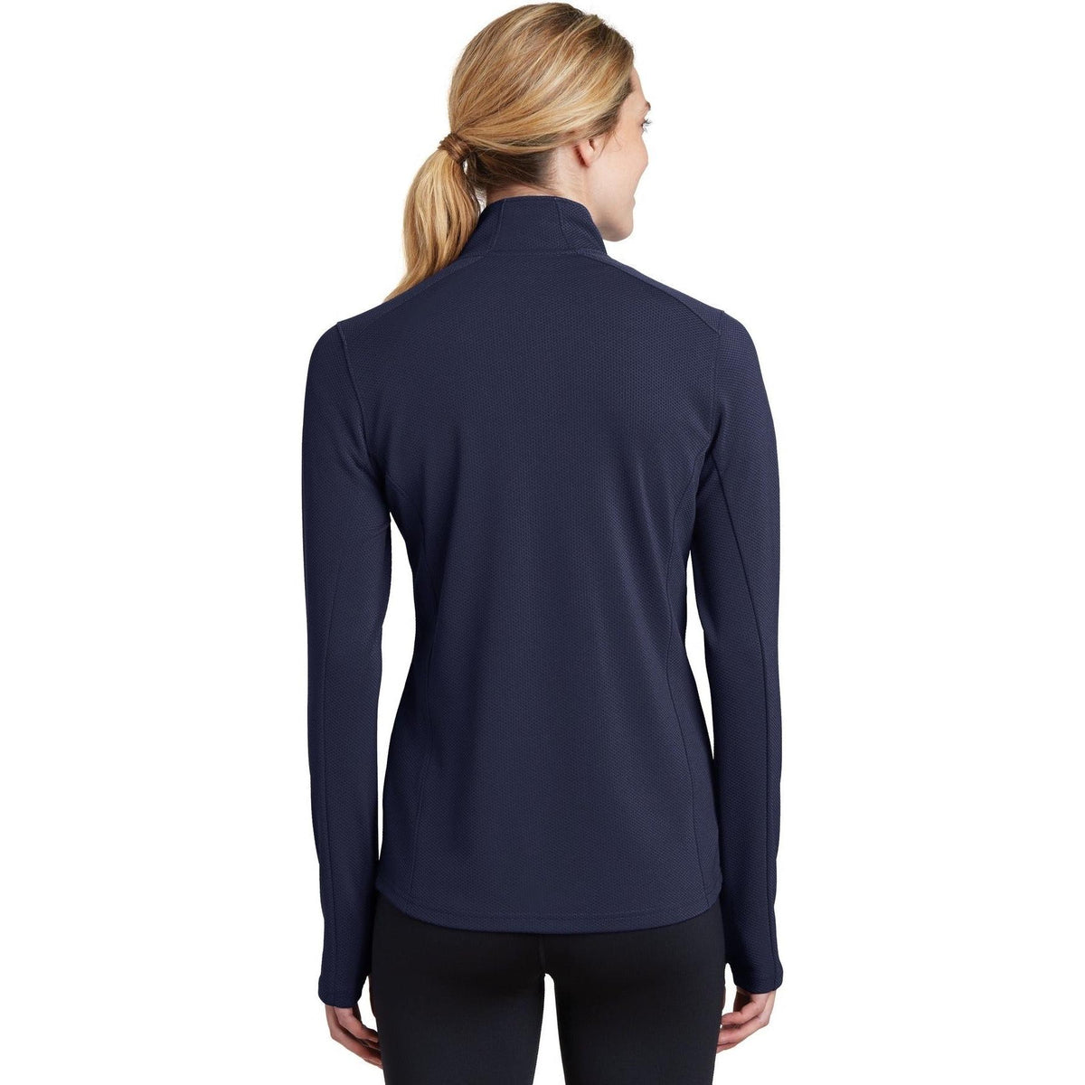 no-logo Sport-Tek Ladies Sport-Wick Textured 1/4-Zip Pullover-Regular-Sport-Tek-Thread Logic