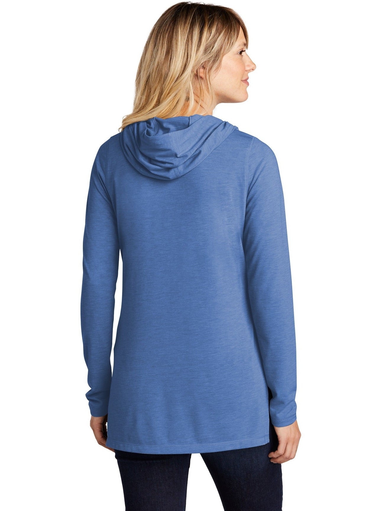 no-logo Sport-Tek Ladies Tri-Blend Wicking Long Sleeve Hoodie-Regular-Sport-Tek-Thread Logic