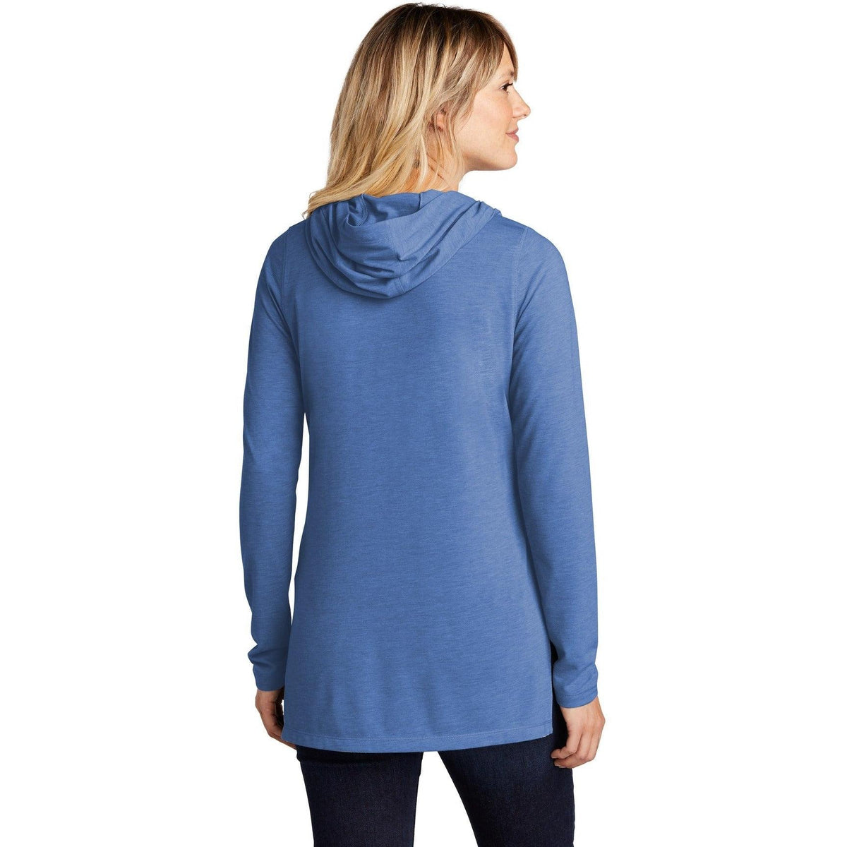 no-logo Sport-Tek Women's Tri-Blend Wicking Long Sleeve Hoodie-Hoodies-Sport-Tek-Thread Logic