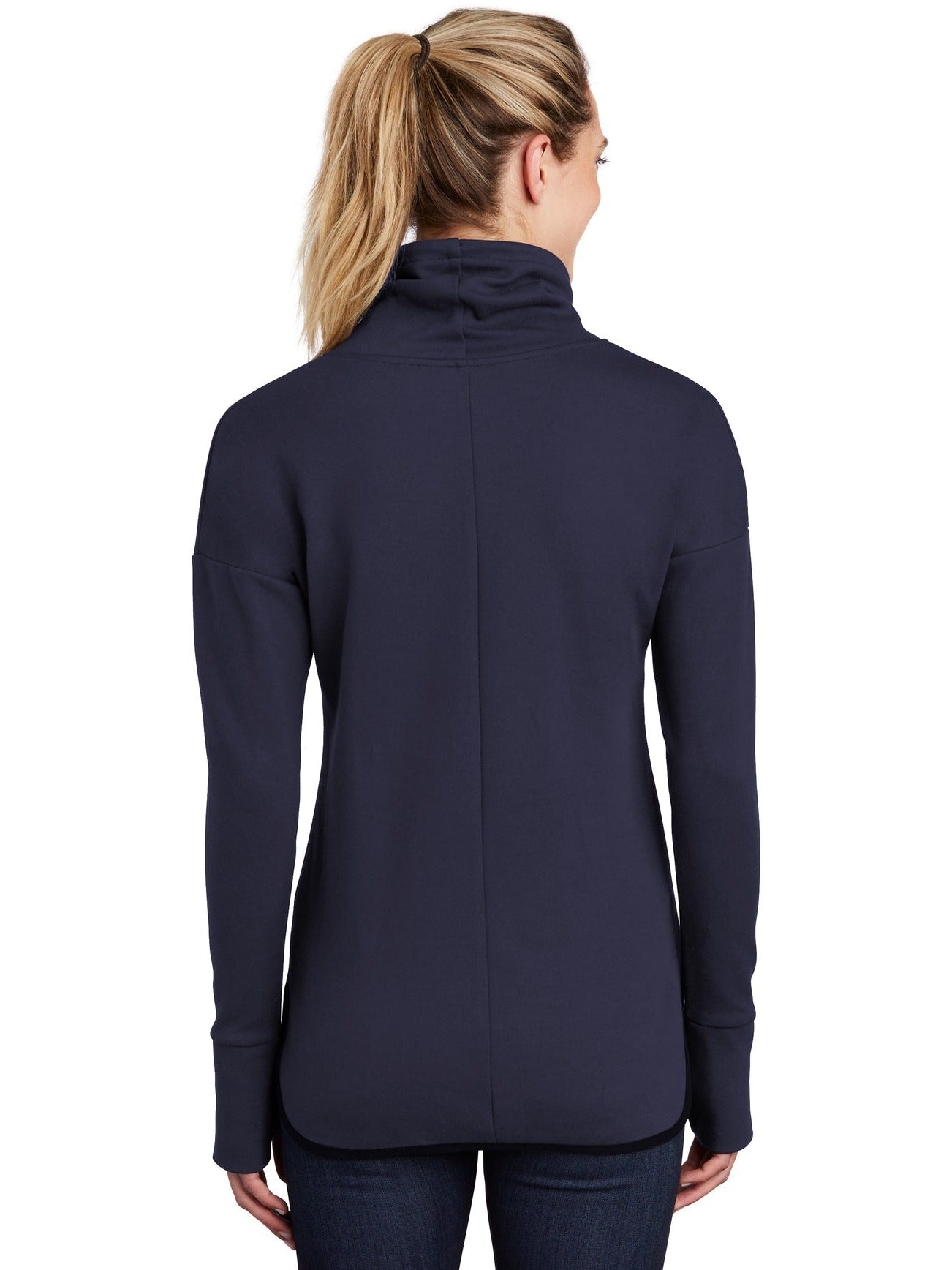 no-logo Sport-Tek Ladies Triumph Cowl Neck Pullover-Regular-Sport-Tek-Thread Logic