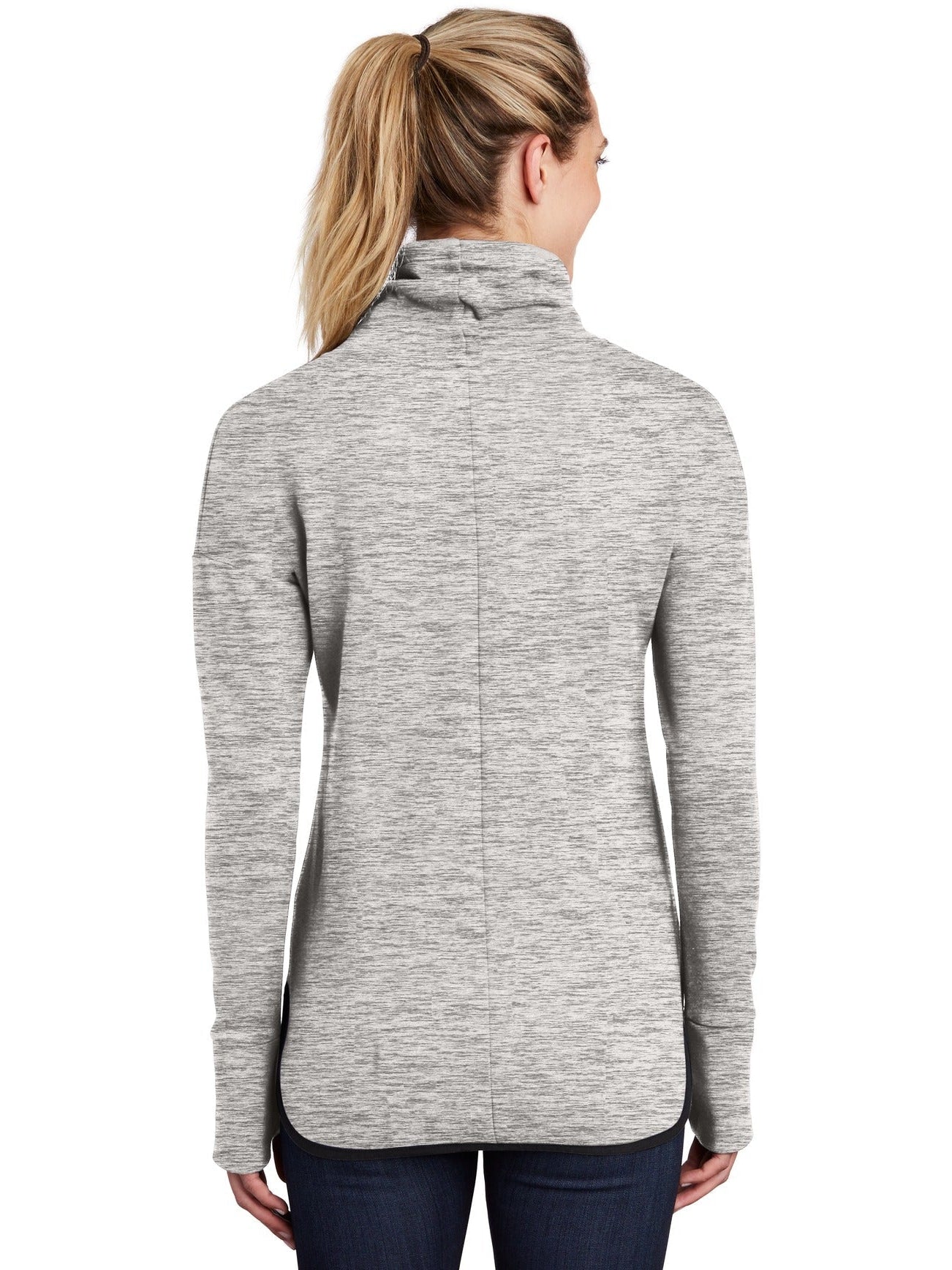 no-logo Sport-Tek Ladies Triumph Cowl Neck Pullover-Regular-Sport-Tek-Thread Logic