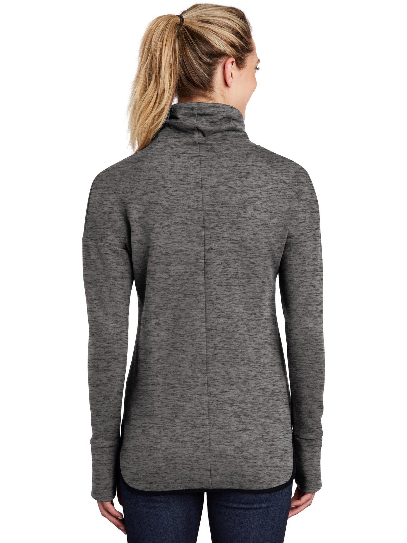 no-logo Sport-Tek Ladies Triumph Cowl Neck Pullover-Regular-Sport-Tek-Thread Logic