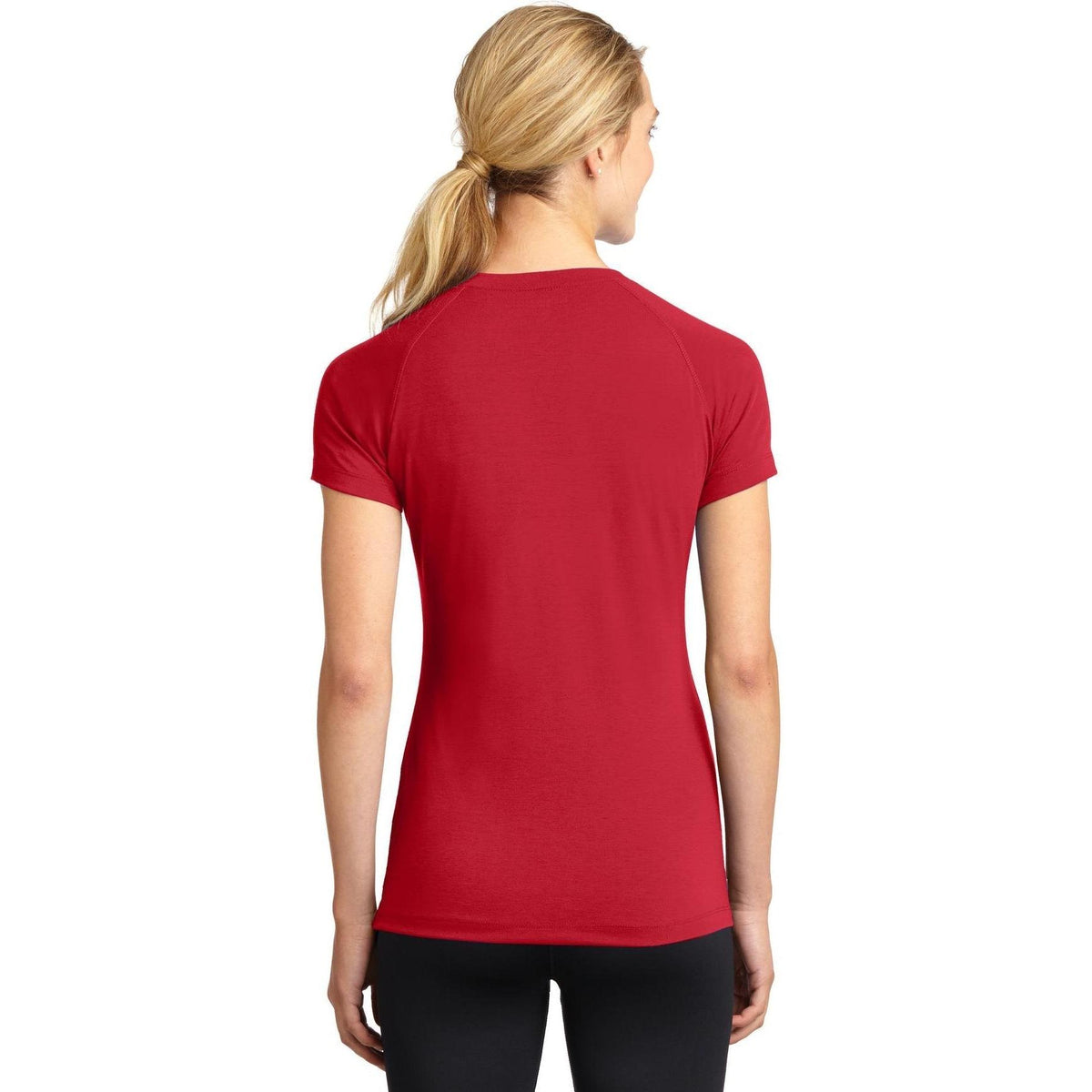 no-logo Sport-Tek Women's Ultimate Performance V-Neck-Polos-Sport-Tek-Thread Logic